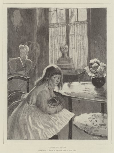私を愛して、私の猫を愛して 作： Gaston de la Touche